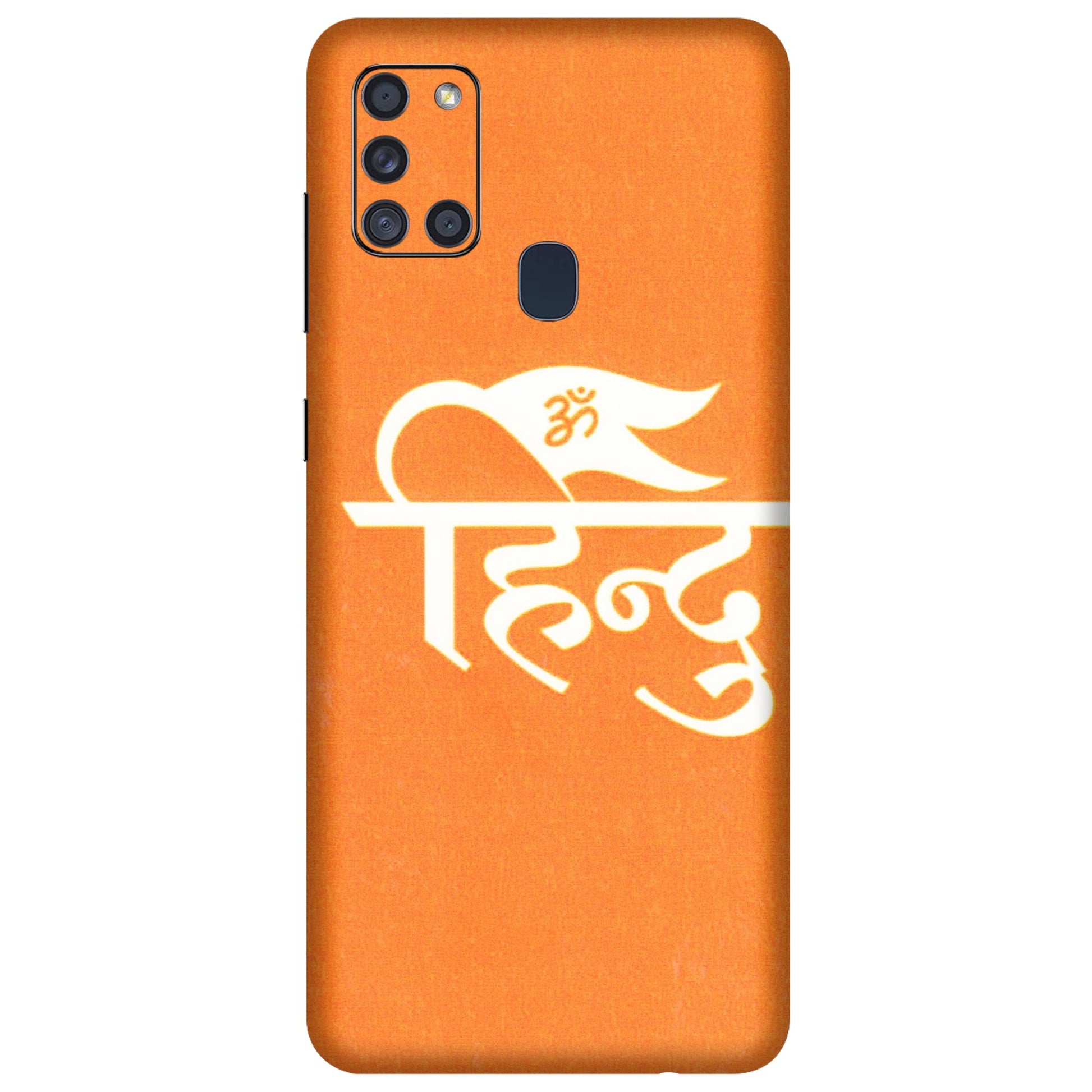 Samsung A/S Series Phone Skins (All Models) - Hindu Kesari - 3D Embossed Finish (L-154) Samsung Galaxy A21S