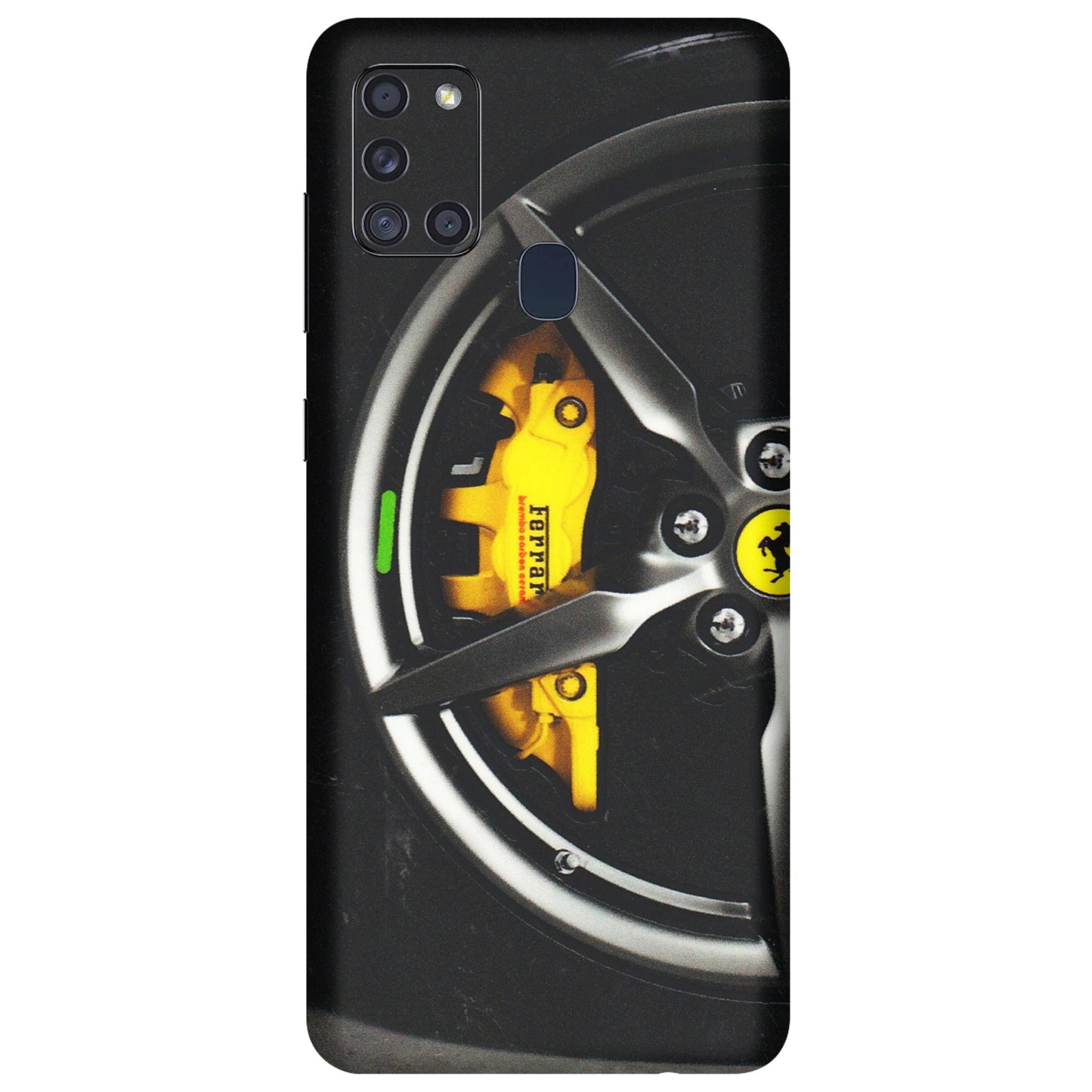 Samsung A/S Series Phone Skins (All Models) - Ferrari Wheel Alloy - 3D Embossed Finish (L-173) Samsung Galaxy A21S