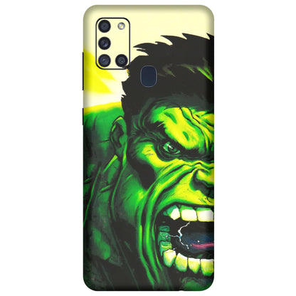 Samsung A/S Series Phone Skins (All Models) - Hulk - 3D Embossed Finish (L-180) Samsung Galaxy A21S
