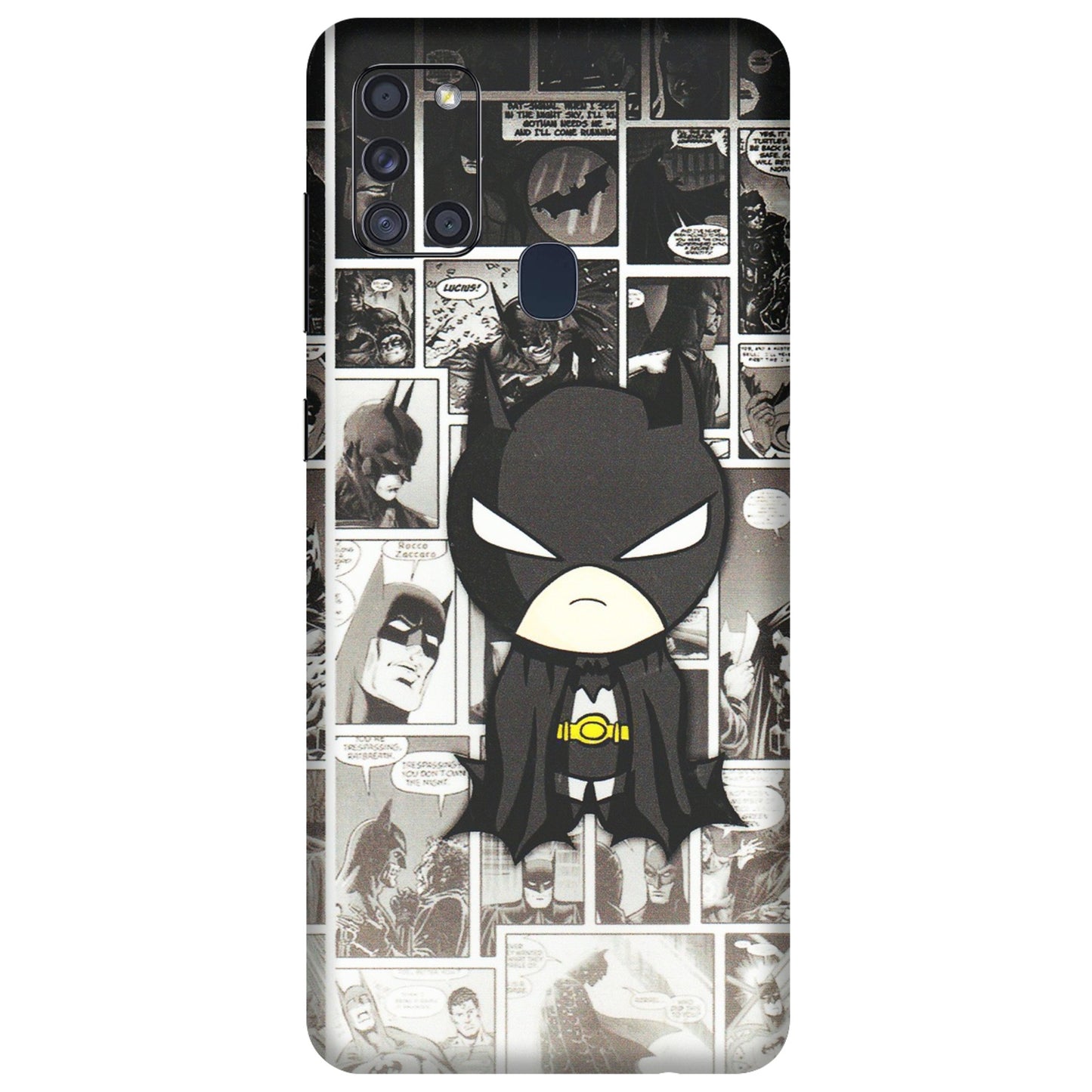 Samsung A/S Series Phone Skins (All Models) - Toon Batman - 3D Embossed Finish (L-182) Samsung Galaxy A21S