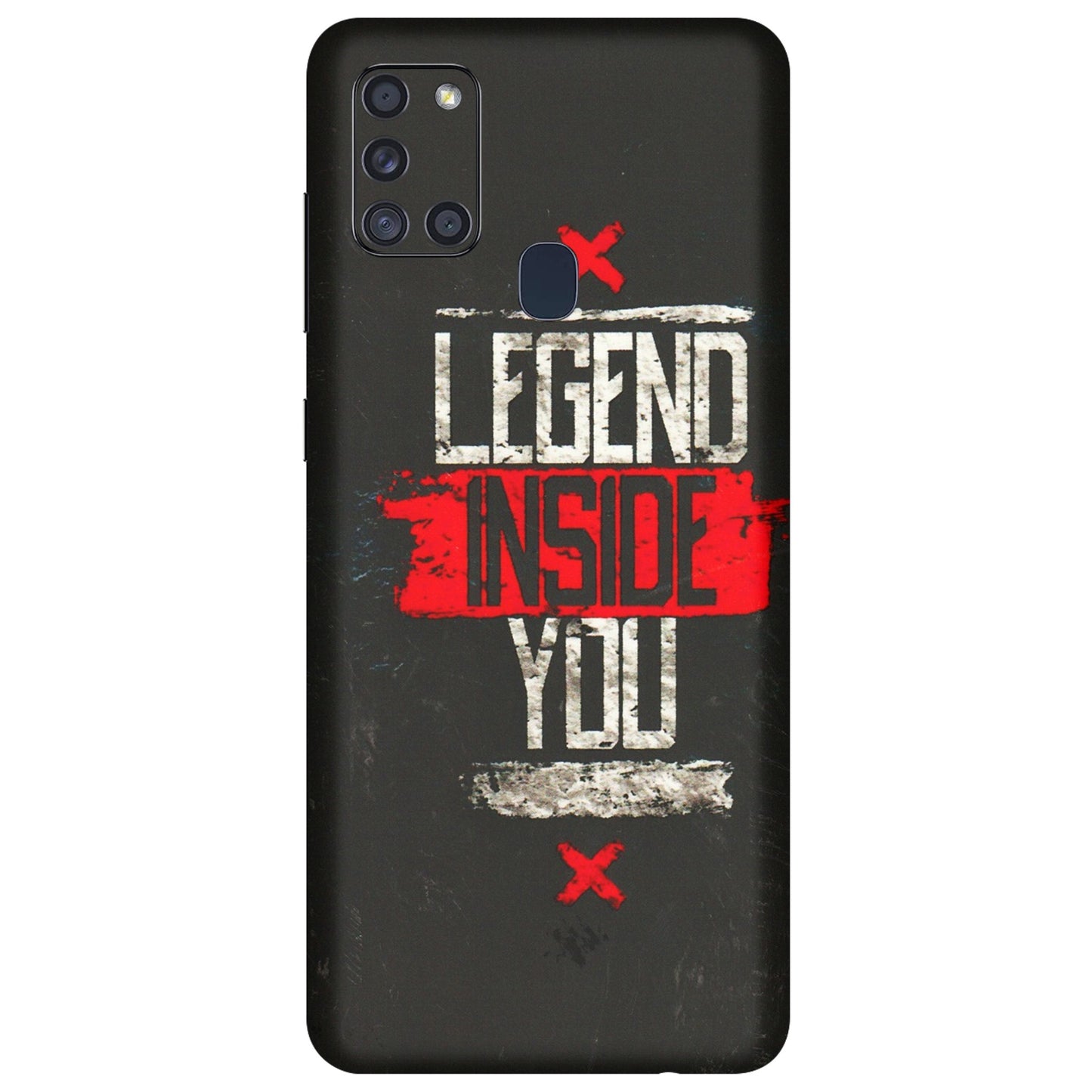 Samsung A/S Series Phone Skins (All Models) - Legend Inside You - 3D Embossed Finish (L-186) Samsung Galaxy A21S