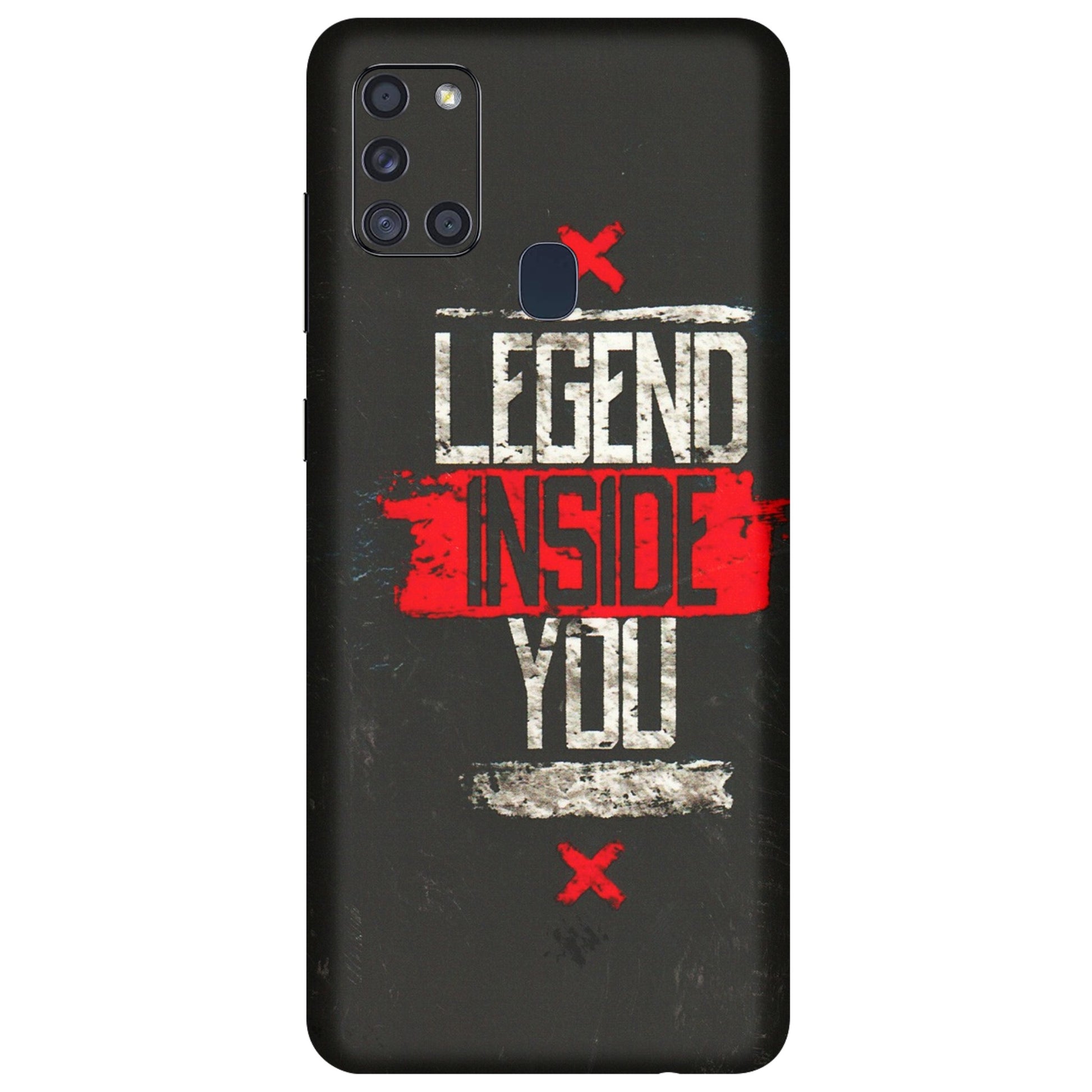Samsung A/S Series Phone Skins (All Models) - Legend Inside You - 3D Embossed Finish (L-186) Samsung Galaxy A21S