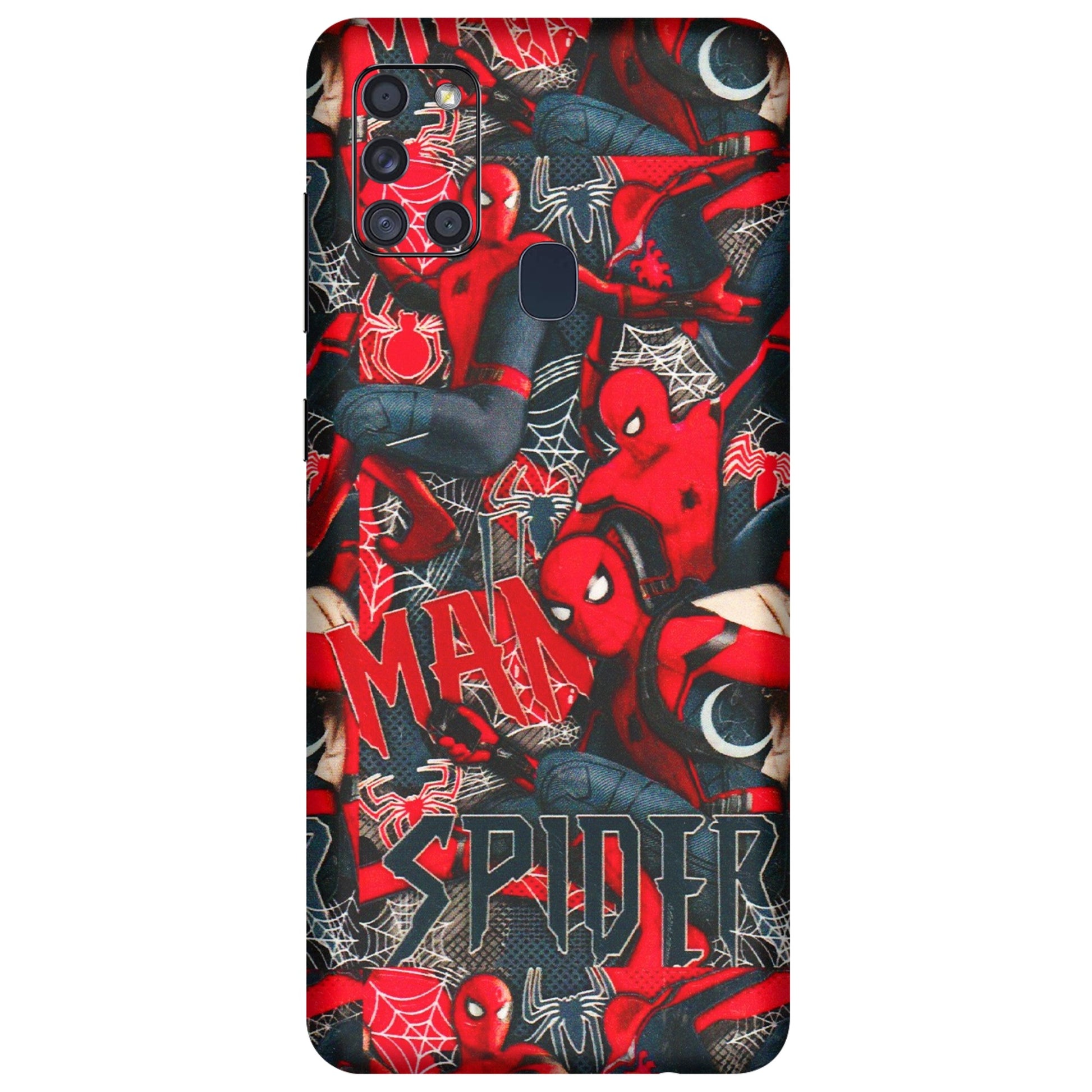 Samsung A/S Series Phone Skins (All Models) - SpiderMan Cool - 3D Embossed Finish (L-188) Samsung Galaxy A21S