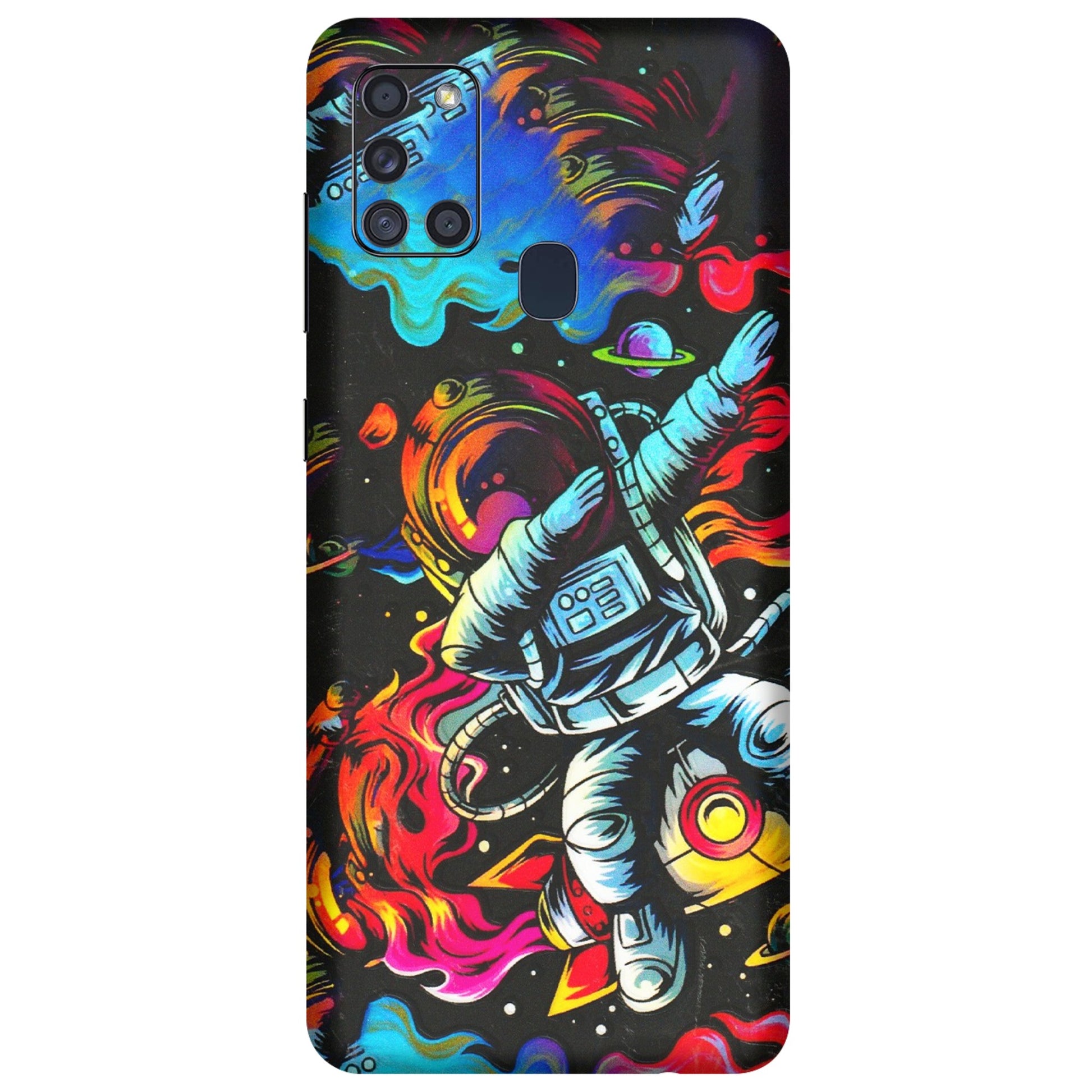 Samsung A/S Series Phone Skins (All Models) - Astronaut Dope - 3D Embossed Finish (L-191) Samsung Galaxy A21S