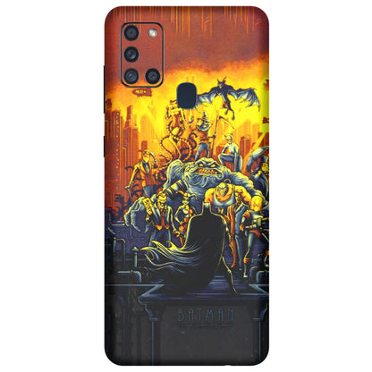Samsung A/S Series Phone Skins (All Models) - Games Doodles - 3D Embossed Finish (L-24) Samsung Galaxy A21S