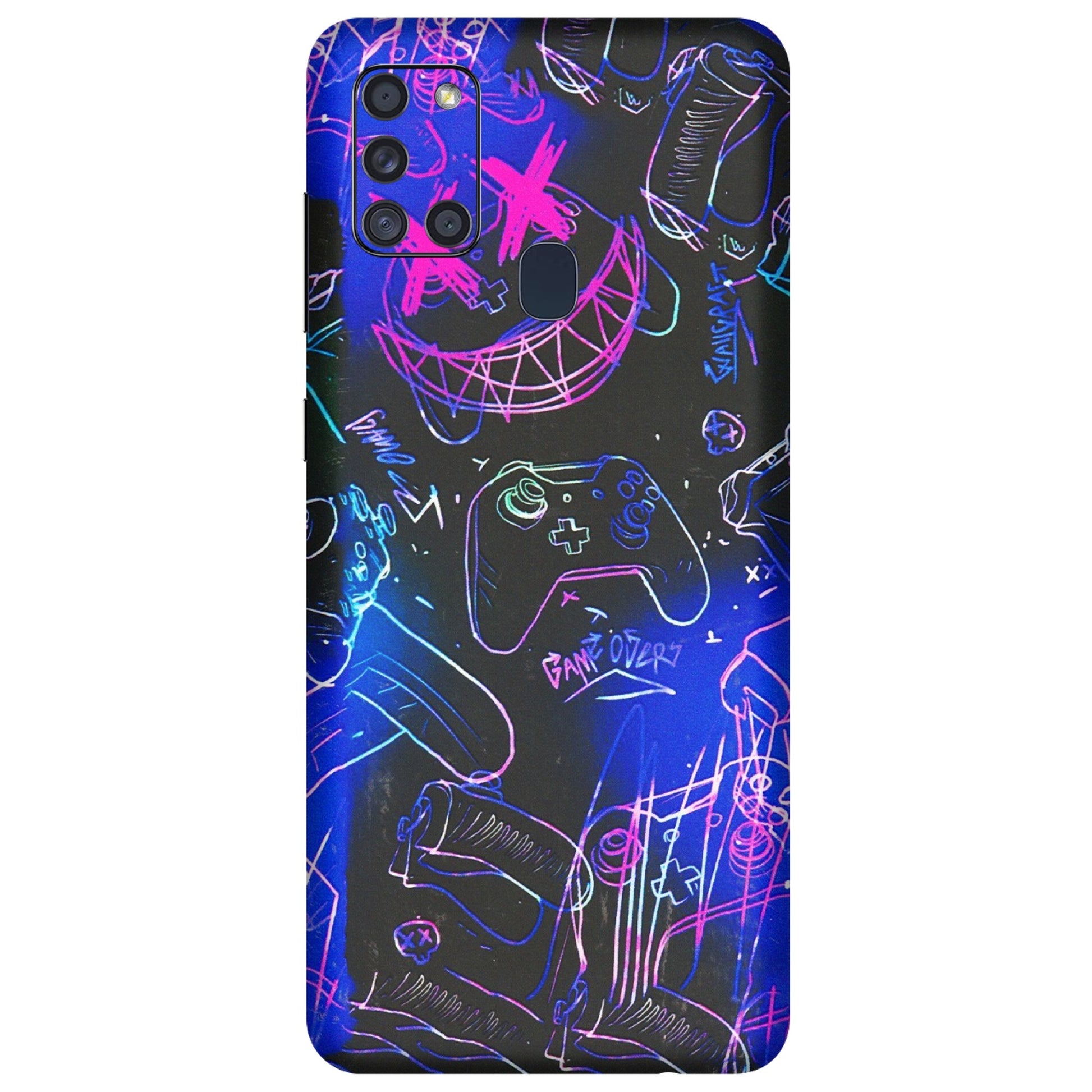Samsung A/S Series Phone Skins (All Models) - Gamers Paradise - 3D Embossed Finish (L-258) Samsung Galaxy A21S