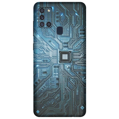 Samsung A/S Series Phone Skins (All Models) - Original Circuit - 3D Embossed Finish (L-267) Samsung Galaxy A21S