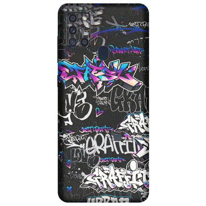 Samsung A/S Series Phone Skins (All Models) - Graffiti Killer - 3D Embossed Finish (L-274) Samsung Galaxy A21S