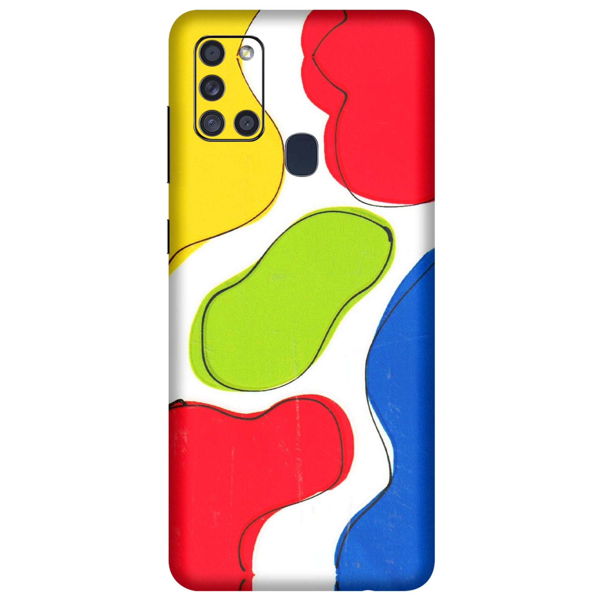 Samsung A/S Series Phone Skins (All Models) - RGB Colour Paint - 3D Embossed Finish (L-284) Samsung Galaxy A21S