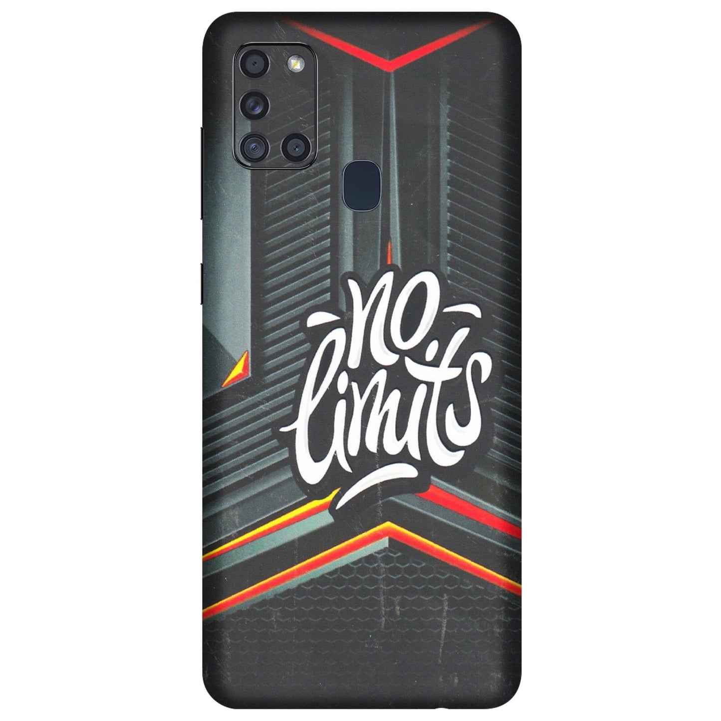 Samsung A/S Series Phone Skins (All Models) - No Limits - 3D Embossed Finish (L-286) Samsung Galaxy A21S