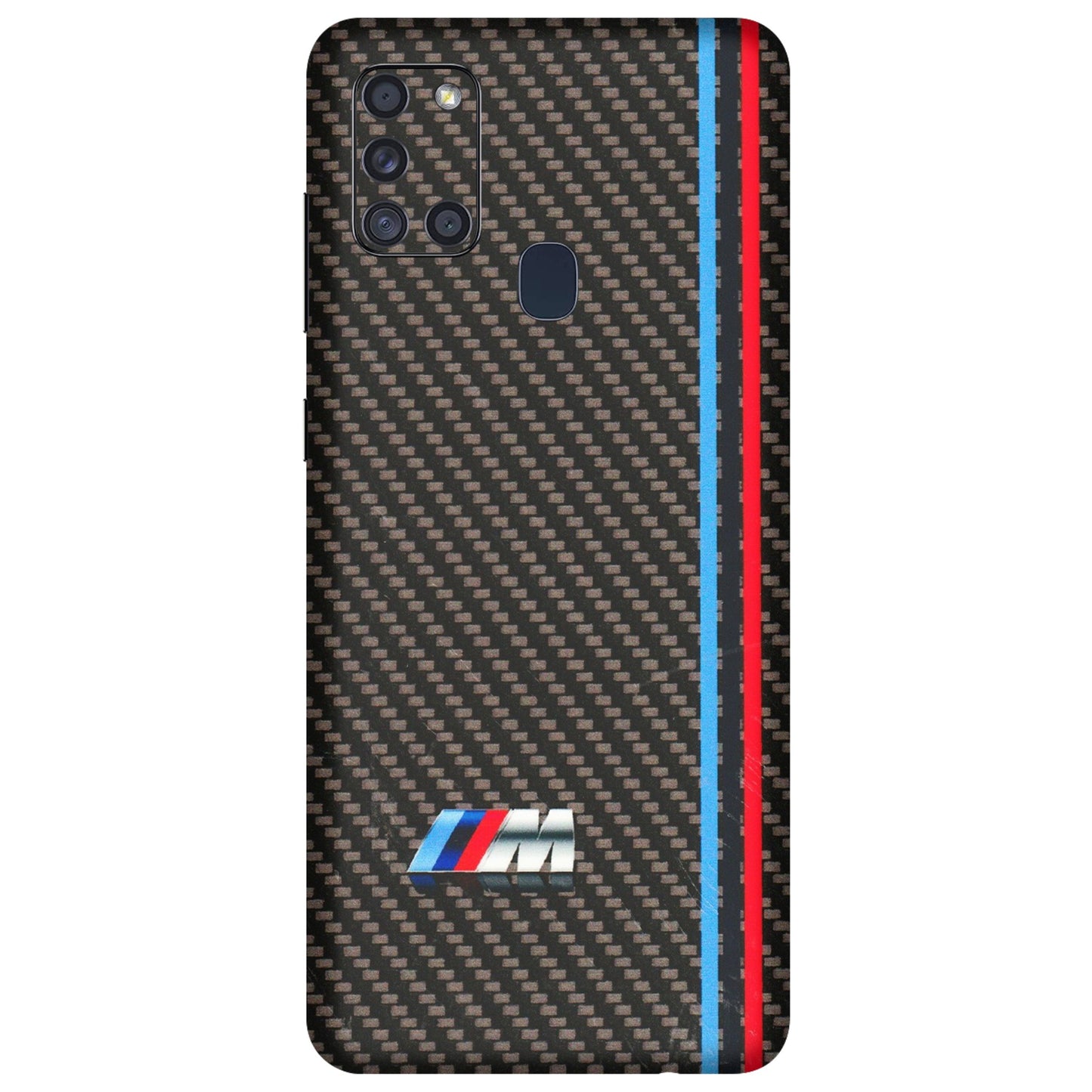 Samsung A/S Series Phone Skins (All Models) - BM Carbon Fiber Feels - 3D Embossed Finish (L-38) Samsung Galaxy A21S