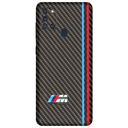 Samsung A/S Series Phone Skins (All Models) - BM Carbon Fiber Feels - 3D Embossed Finish (L-38) Samsung Galaxy A21S