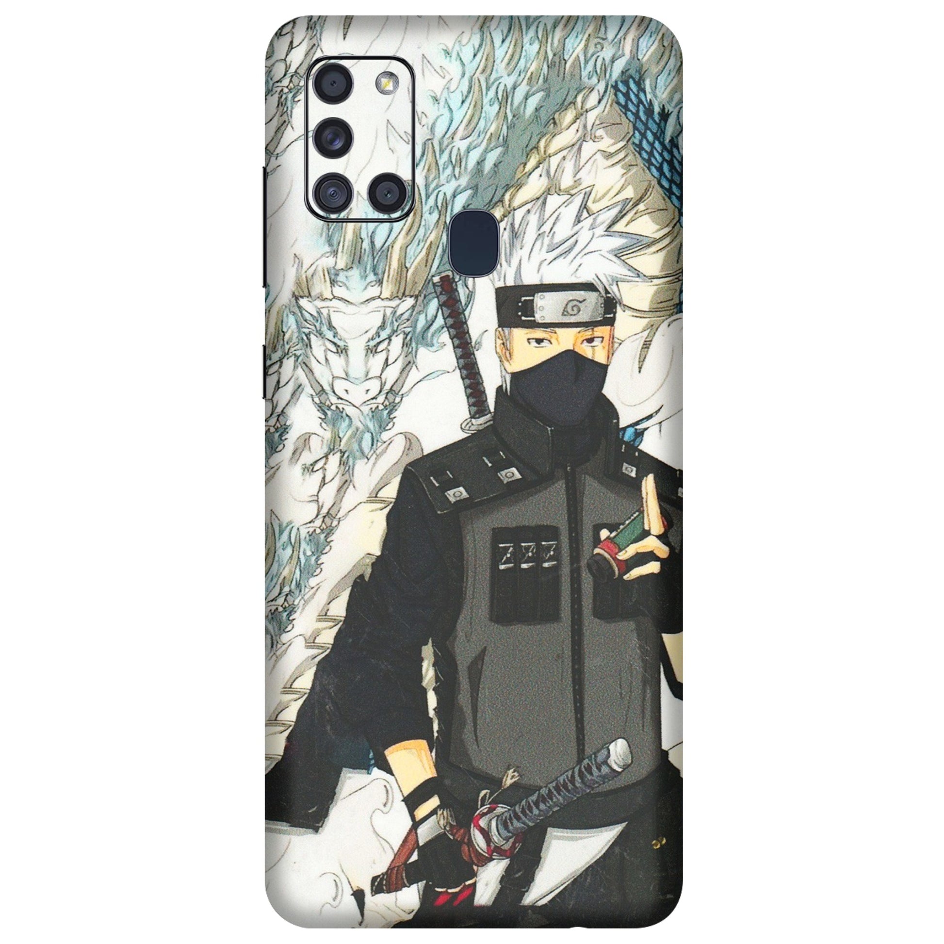 Samsung A/S Series Phone Skins (All Models) - Kakashi Hatake Naruto Anime - 3D Embossed Finish (L-46) Samsung Galaxy A21S