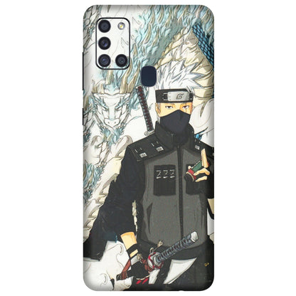 Samsung A/S Series Phone Skins (All Models) - Kakashi Hatake Naruto Anime - 3D Embossed Finish (L-46) Samsung Galaxy A21S