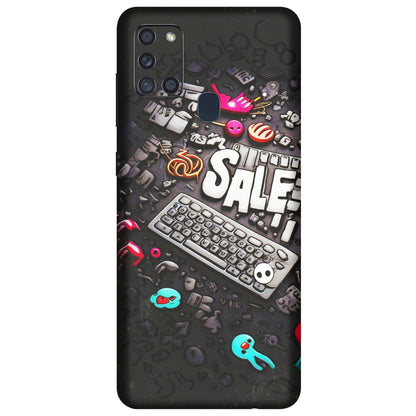 Samsung A/S Series Phone Skins (All Models) - Gadgets Sale - 3D Embossed Finish (L-50) Samsung Galaxy A21S