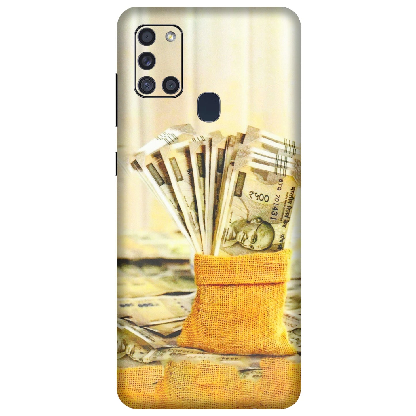 Samsung A/S Series Phone Skins (All Models) - Show Me The Money - 3D Embossed Finish (L-52) Samsung Galaxy A21S