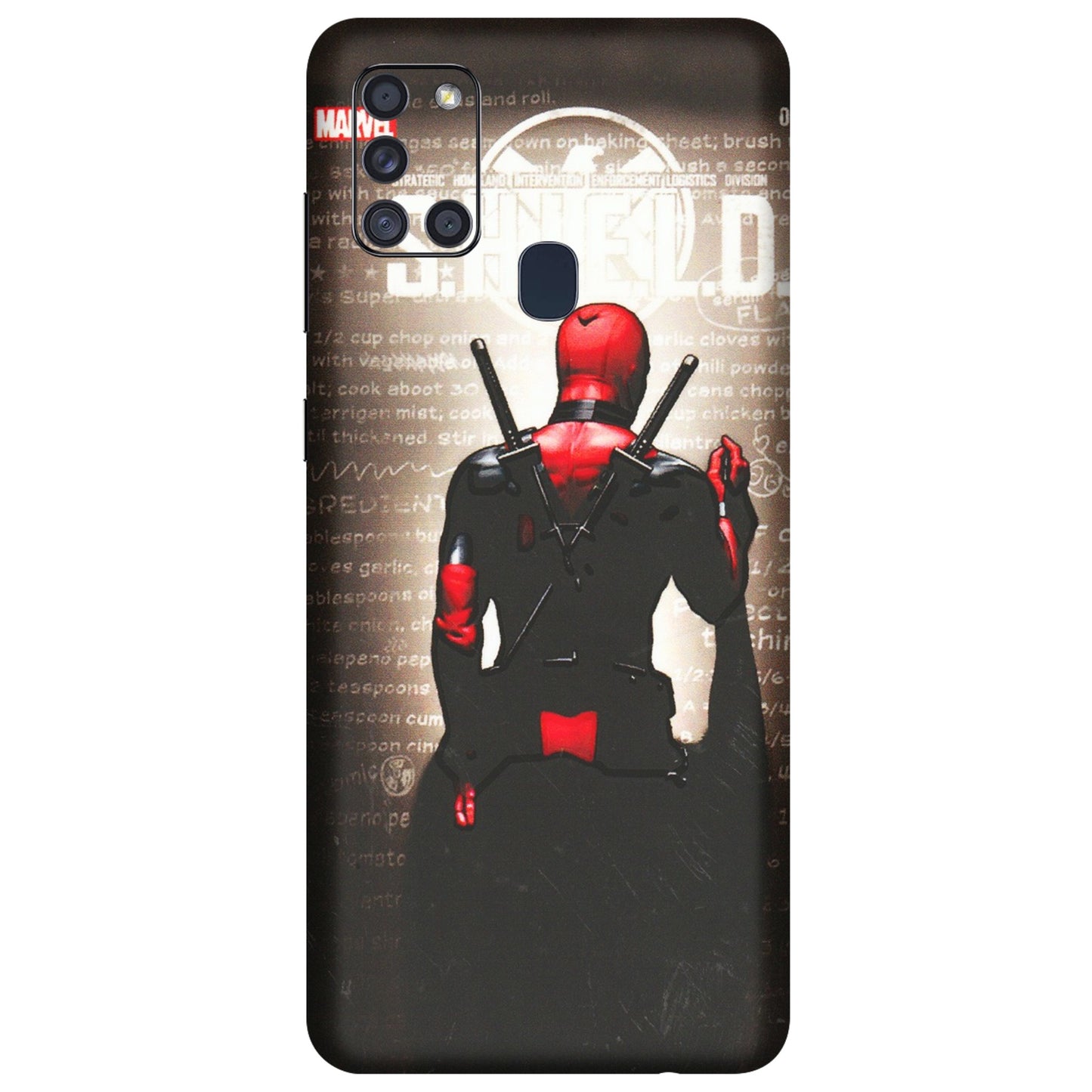 Samsung A/S Series Phone Skins (All Models) - Deadpool - 3D Embossed Finish (L-56) Samsung Galaxy A21S