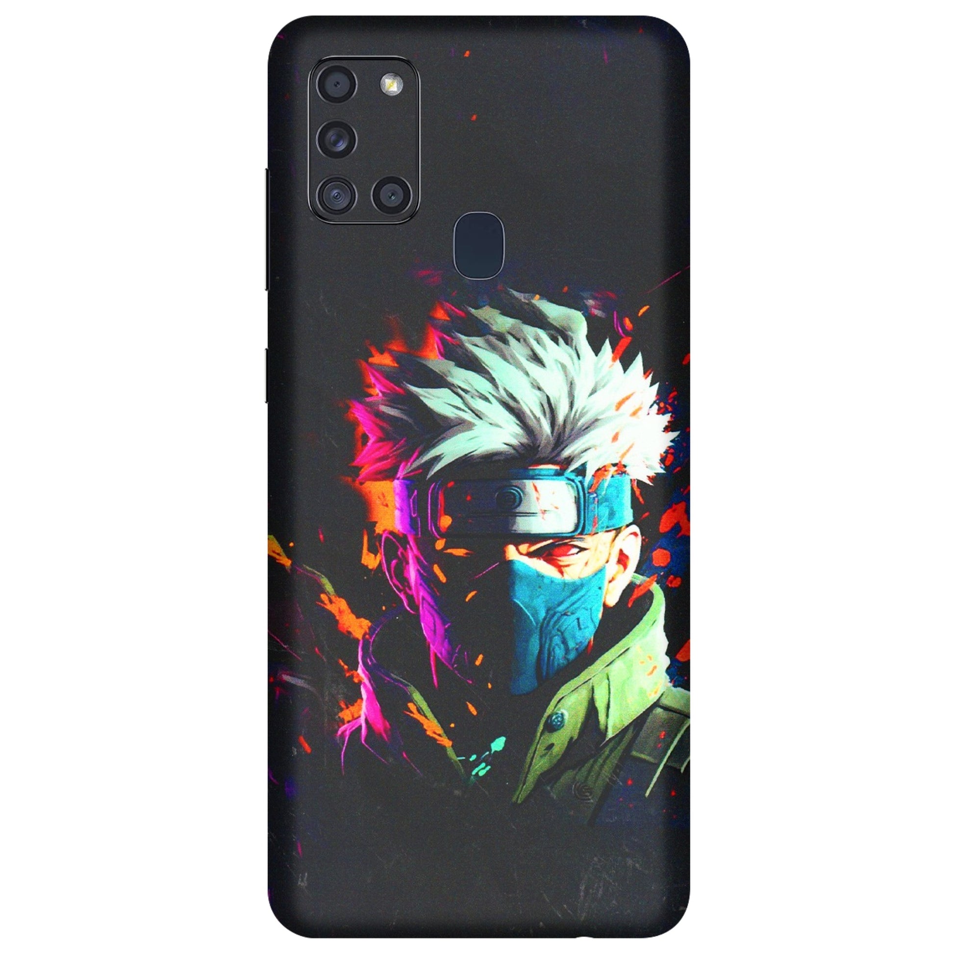 Samsung A/S Series Phone Skins (All Models) - Anime Cool Character - 3D Embossed Finish (L-59) Samsung Galaxy A21S