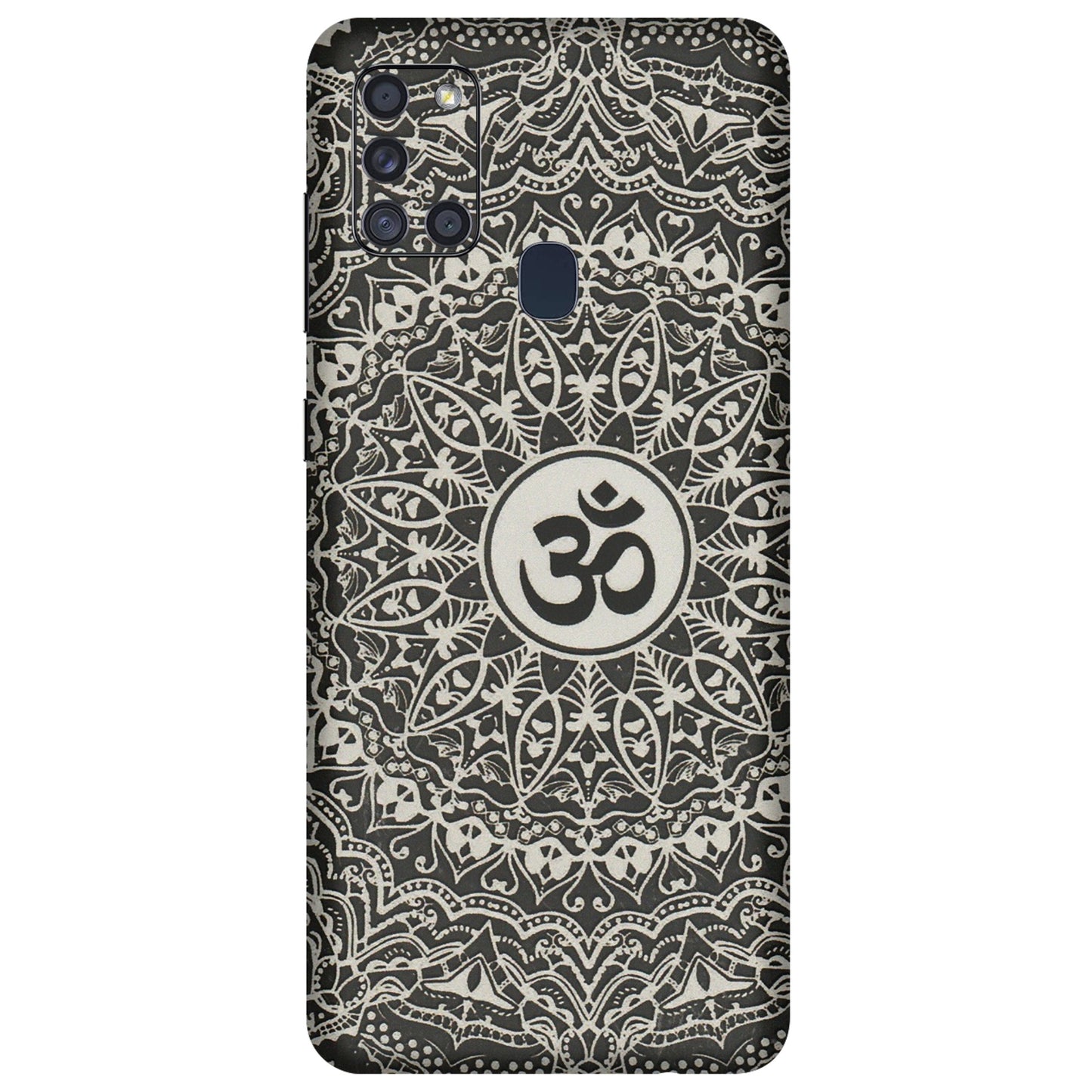 Samsung A/S Series Phone Skins (All Models) - Aum Elegant Mandala - 3D Embossed Finish (L-62) Samsung Galaxy A21S