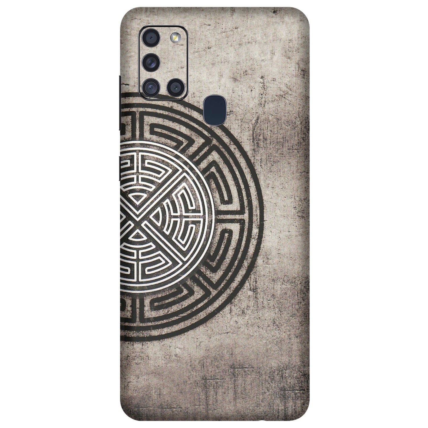 Samsung A/S Series Phone Skins (All Models) - Mysterious Circular Design - 3D Embossed Finish (L-63) Samsung Galaxy A21S