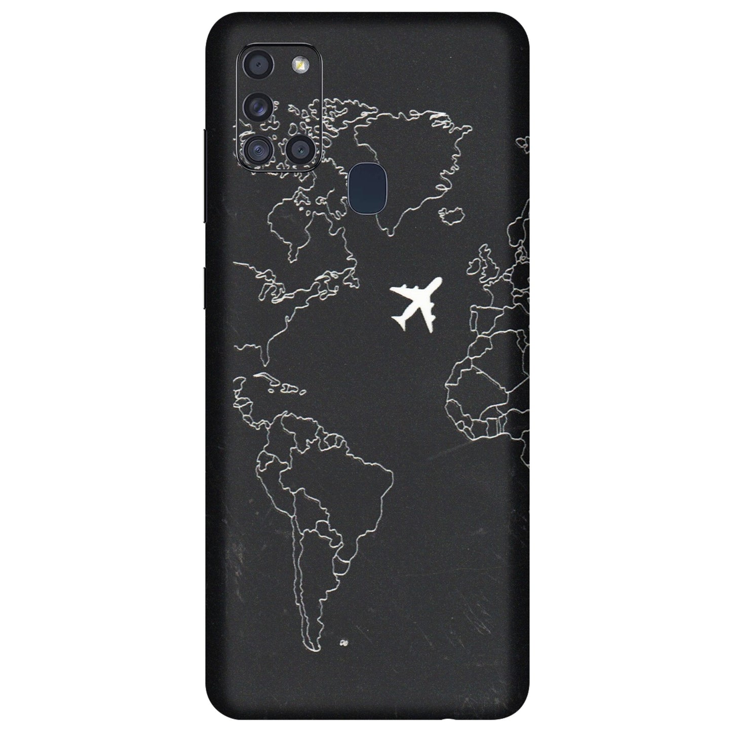 Samsung A/S Series Phone Skins (All Models) - Never Ending Travel - 3D Embossed Finish (L-79) Samsung Galaxy A21S