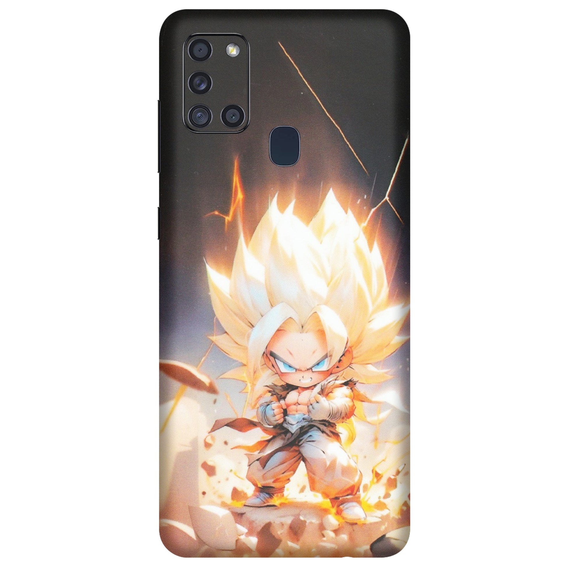 Samsung A/S Series Phone Skins (All Models) - Goku Dragon Cute Anime - Matte Finish (M-131) Samsung Galaxy A21S