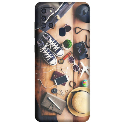 Samsung A/S Series Phone Skins (All Models) - Travel Wanderlust - Matte Finish (M-133) Samsung Galaxy A21S