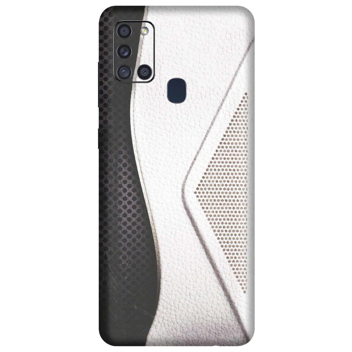 Samsung A/S Series Phone Skins (All Models) - Black And White Iconic Convoy - Matte Finish (M-149) Samsung Galaxy A21S
