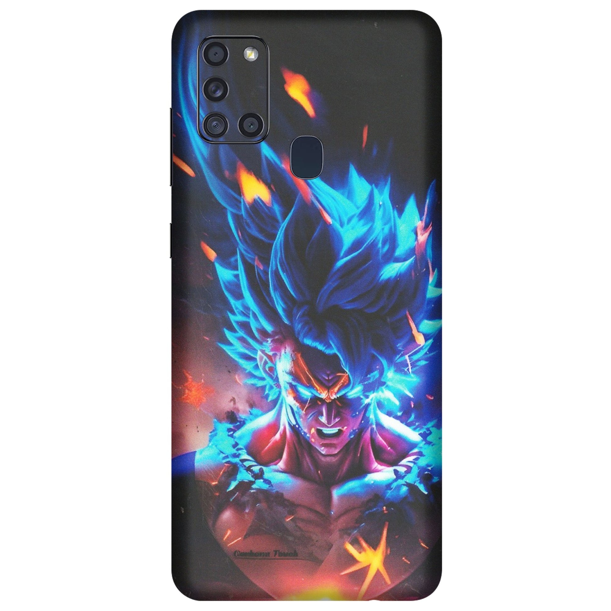 Samsung A/S Series Phone Skins (All Models) - Angry Goku Dragon Ball Anime - Matte Finish (M-150) Samsung Galaxy A21S