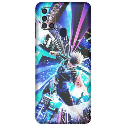 Samsung A/S Series Phone Skins (All Models) - Manga Action Jujustu Kaisen Anime - Matte Finish (M-155) Samsung Galaxy A21S