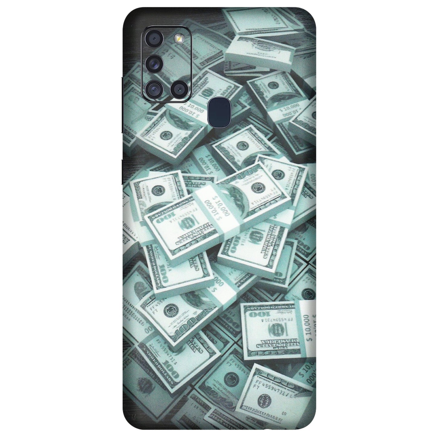 Samsung A/S Series Phone Skins (All Models) - Hundred Dollar Bill - Matte Finish (M-162) Samsung Galaxy A21S
