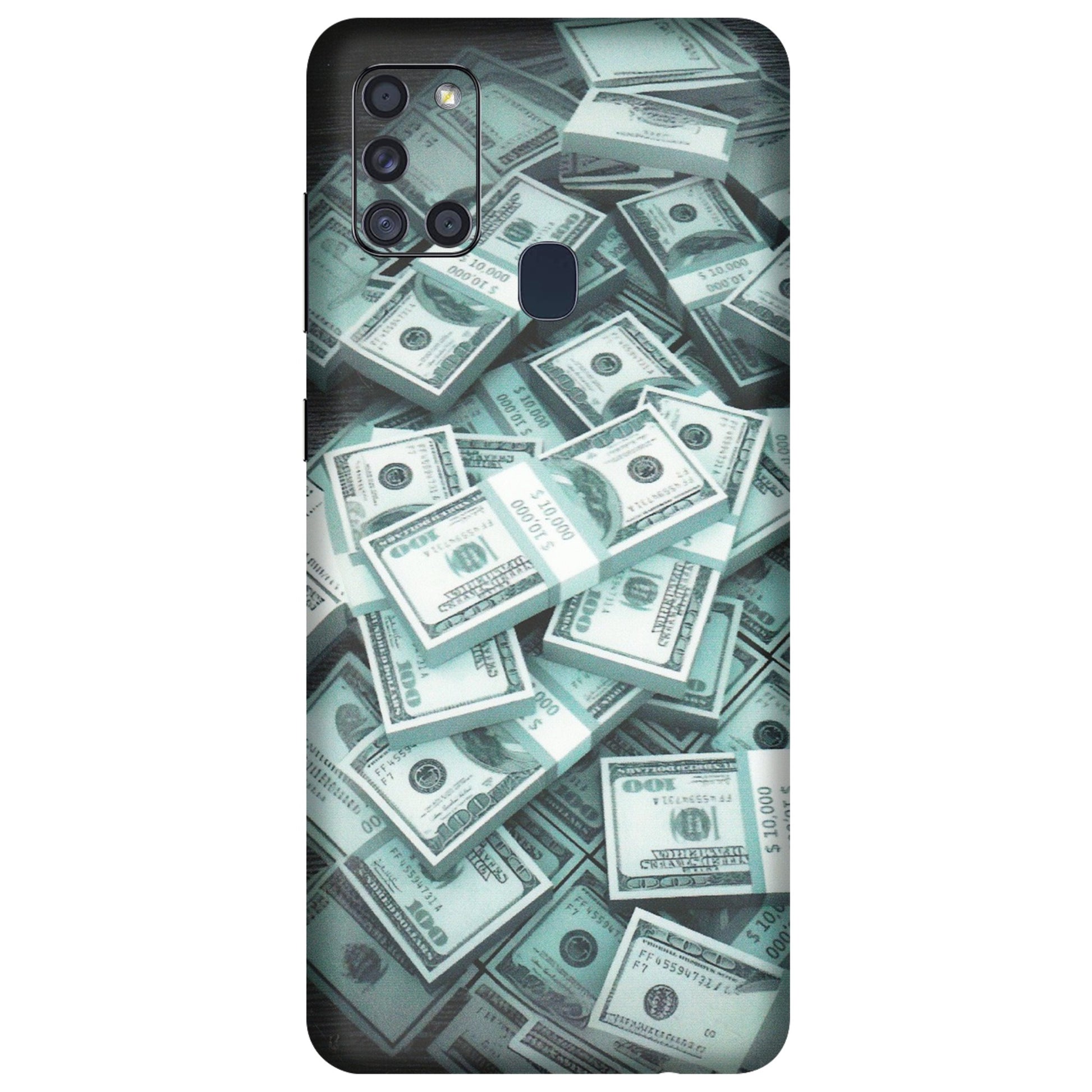 Samsung A/S Series Phone Skins (All Models) - Hundred Dollar Bill - Matte Finish (M-162) Samsung Galaxy A21S