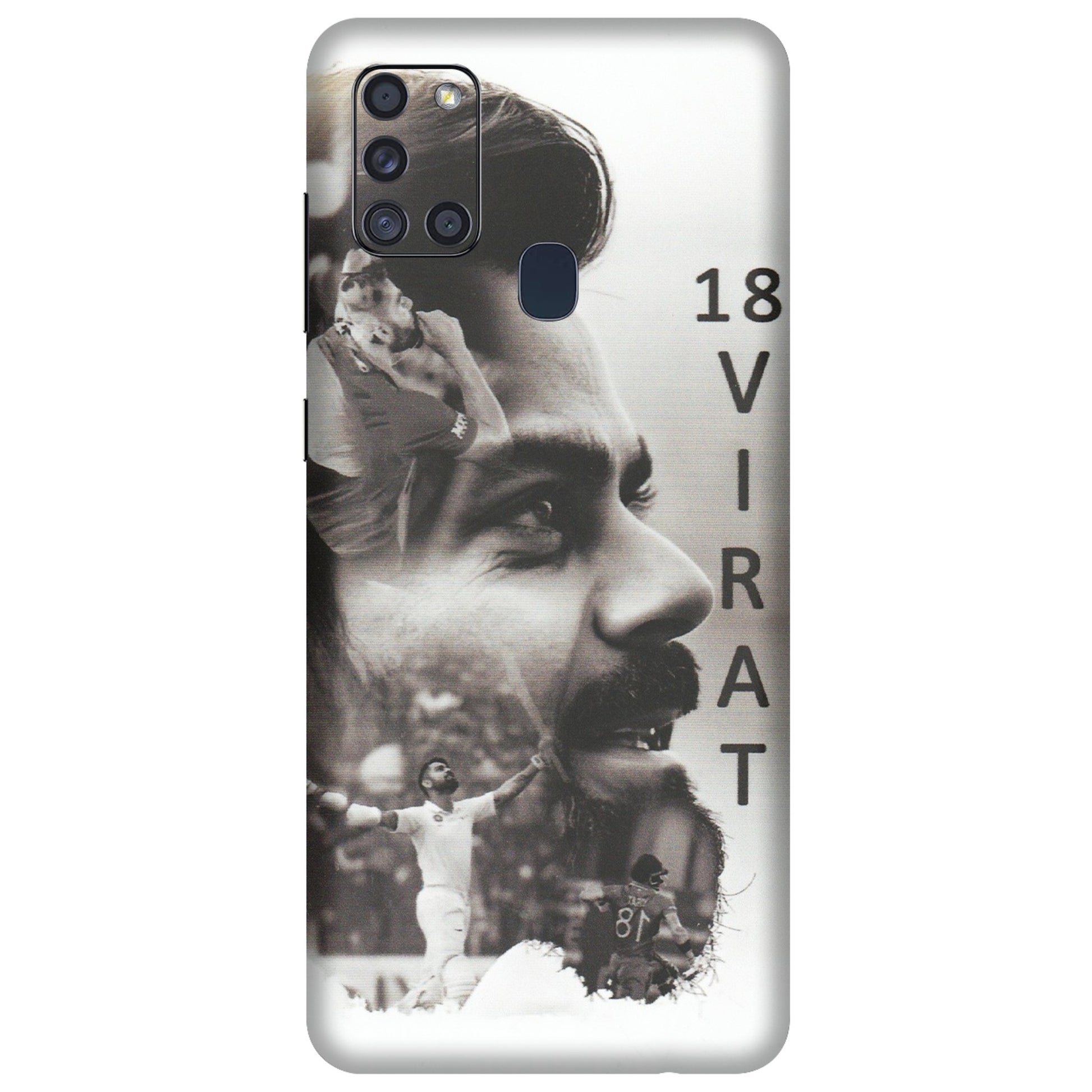 Samsung A/S Series Phone Skins (All Models) - Virat Kohli Cricketer - Matte Finish (M-163) Samsung Galaxy A21S