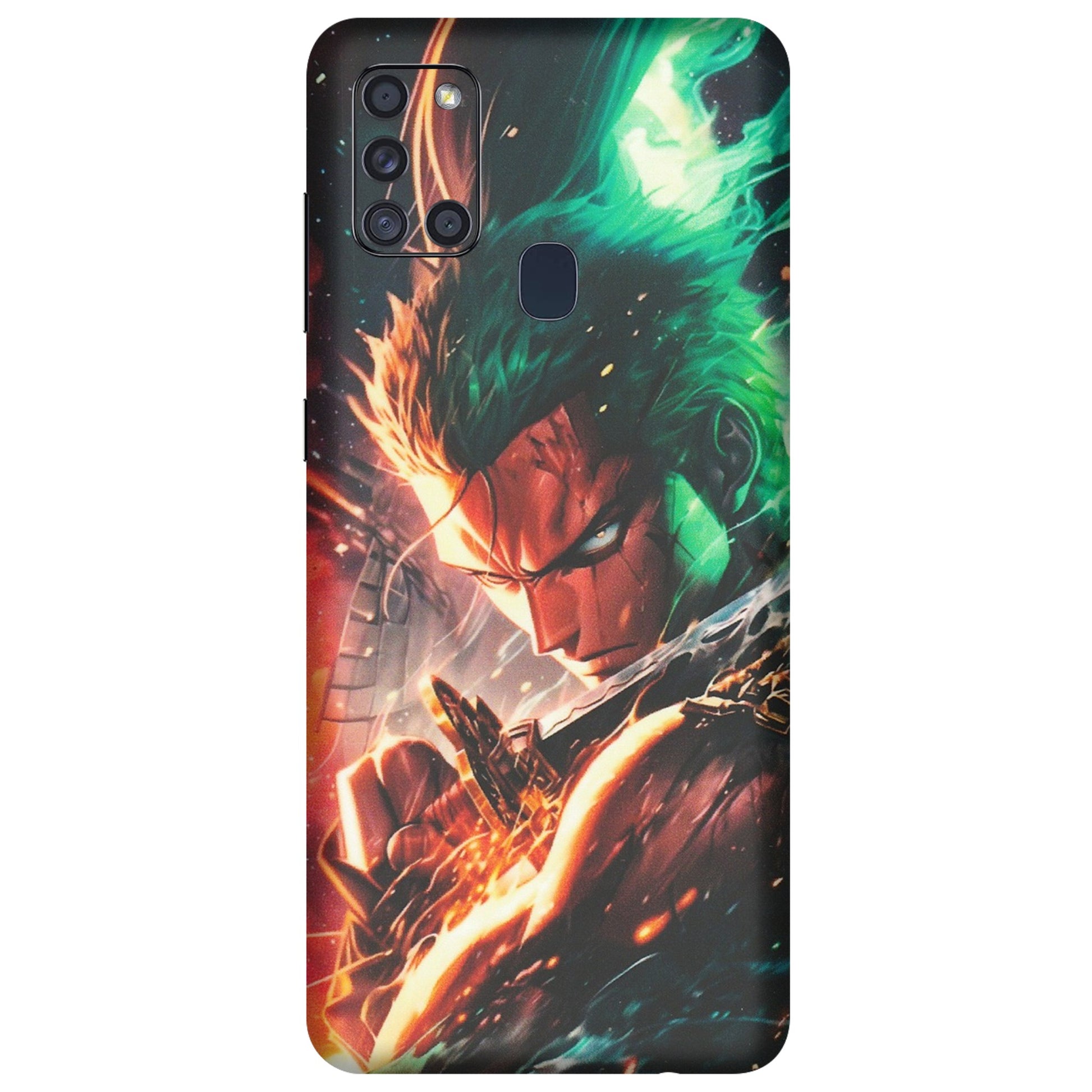 Samsung A/S Series Phone Skins (All Models) - Anime Gojo Sword - Matte Finish (M-32) Samsung Galaxy A21S