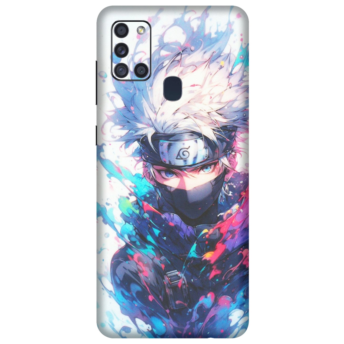 Samsung A/S Series Phone Skins (All Models) - Naruto Face Mask - Matte Finish (M-03) Samsung Galaxy A21S