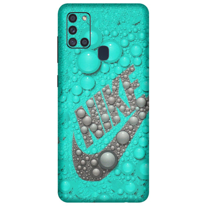 Samsung A/S Series Phone Skins (All Models) - Shoe Brand Bubbles - Matte Finish (M-42) Samsung Galaxy A21S