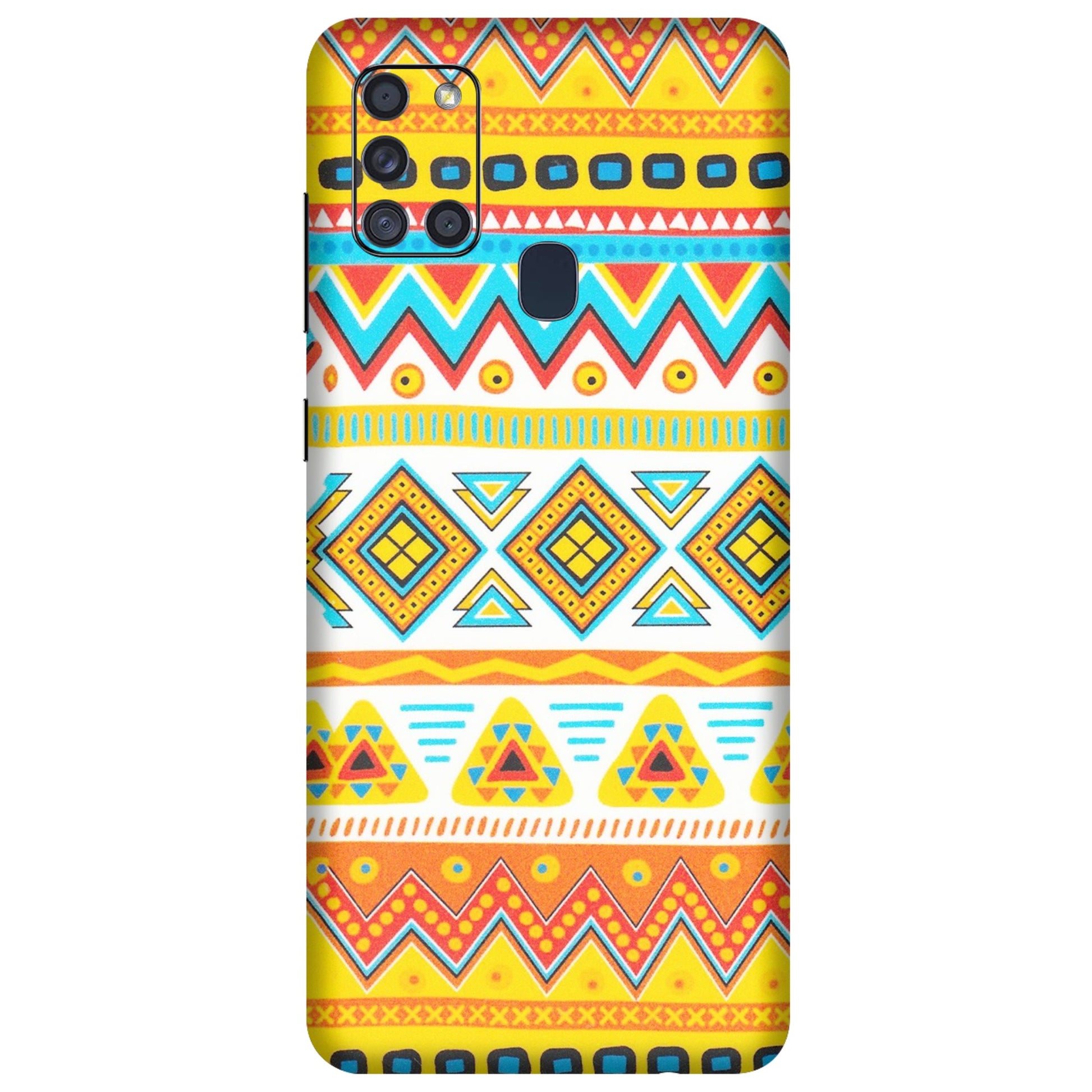 Samsung A/S Series Phone Skins (All Models) - Mexican Abstract - Matte Finish (M-71) Samsung Galaxy A21S