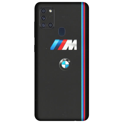 Samsung A/S Series Phone Skins (All Models) - Styling With Black BMW - Matte Finish (M-74) Samsung Galaxy A21S