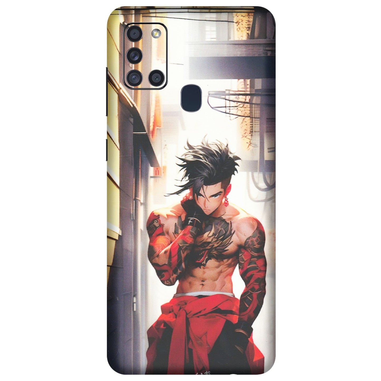 Samsung A/S Series Phone Skins (All Models) - In the streets of Japan - Matte Finish (M-77) Samsung Galaxy A21S