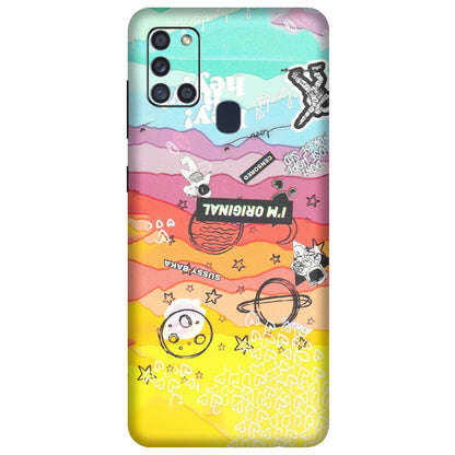 Samsung A/S Series Phone Skins (All Models) - The Original Astronaut - Matte Finish (M-79) Samsung Galaxy A21S