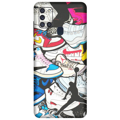 Samsung A/S Series Phone Skins (All Models) - Jordan Sneakers Fan - Matte Finish (M-80) Samsung Galaxy A21S