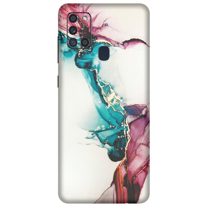 Samsung A/S Series Phone Skins (All Models) - Elegant Marble - Matte Finish (M-81) Samsung Galaxy A21S