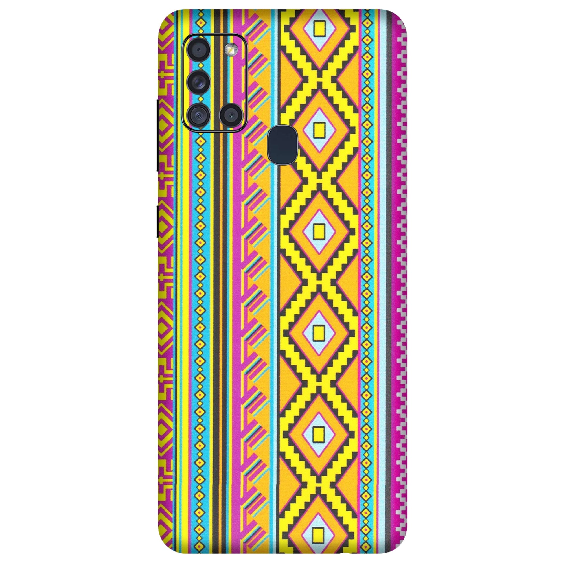 Samsung A/S Series Phone Skins (All Models) - Thai illustration - Matte Finish (M-89) Samsung Galaxy A21S