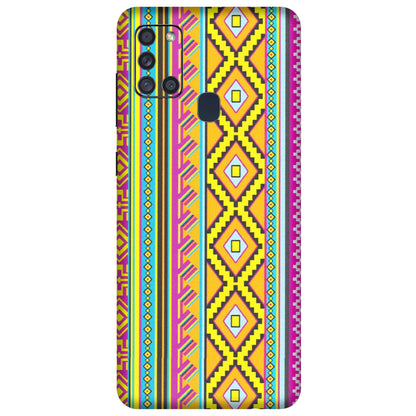Samsung A/S Series Phone Skins (All Models) - Thai illustration - Matte Finish (M-89) Samsung Galaxy A21S