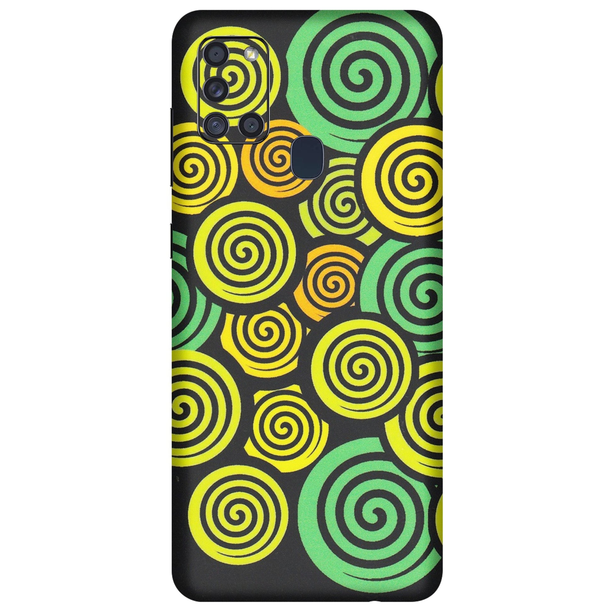 Samsung A/S Series Phone Skins (All Models) - Crazy Spiral - Matte Finish (M-91) Samsung Galaxy A21S