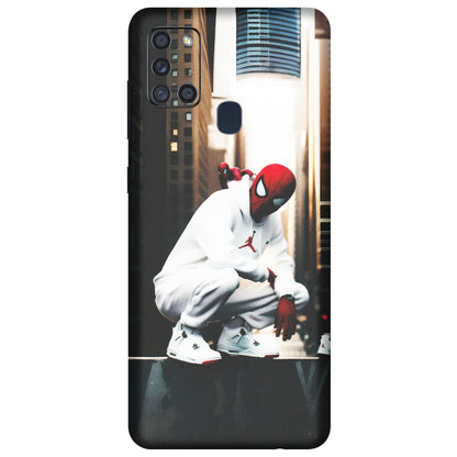 Samsung A/S Series Phone Skins (All Models) - Sportsman Spider Man - Matte Finish (M-94) Samsung Galaxy A21S