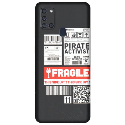 Samsung A/S Series Phone Skins (All Models) - Handle With Care - Matte Finish (M-99) Samsung Galaxy A21S