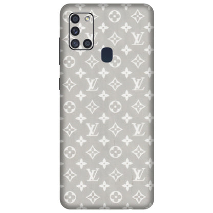 Samsung A/S Series Phone Skins (All Models) - Luxury Brands Logo - Transparent Finish (T-07) Samsung Galaxy A21S