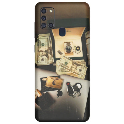Samsung A/S Series Phone Skins (All Models) - Luxury Lifestyle - Transparent Finish (T-11) Samsung Galaxy A21S