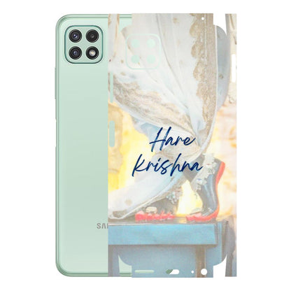 Samsung A/S Series Phone Skins (All Models) - Hare Krishna - 3D Embossed Finish (L-03) Samsung Galaxy A22 (5G)